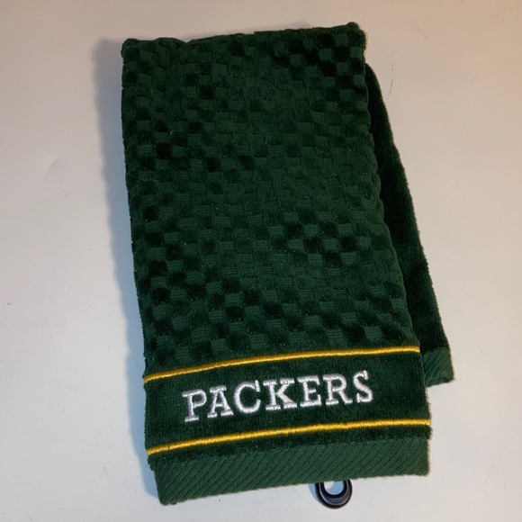 GREEN BAY PACKERS Embroidered Velour Golf Towel 16 x 25 inches - Picture 8 of 10